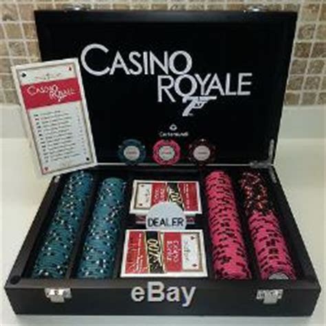 james bond casino royale chip set for sale/